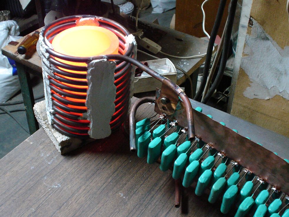 Индукционная печь для плавки металла своими руками